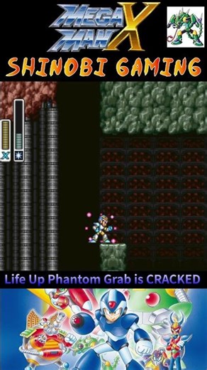 Mega Man X Life Up Phantom Grab is CRACKED 💀🔥#Shorts