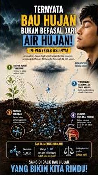 Selama Ini Kita Salah! Ternyata Bau Hujan Bukan Berasal dari Air Hujan