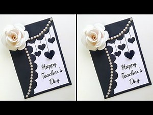 Easy & Beautiful Teacher's Day Card Making / Teacher's Day card / Handmade Teacher's day card making