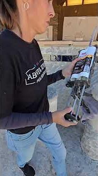Epoxy repair on a broken pedestal in a pool