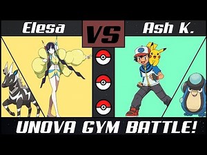Unova Gym Battle #4: ASH vs. ELESA (Pokémon Sun/Moon)