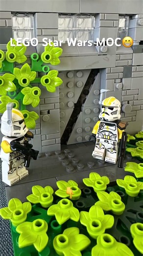 LEGO Star Wars clone base 4 hour LEGO moc 🥵shorts bricktastic #legomoc nature Cool viral video