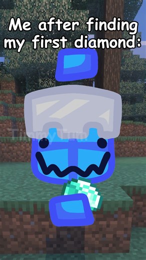 Me After Finding my First Diamond!