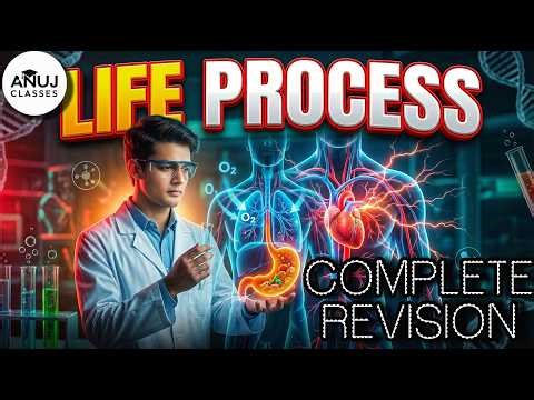 LIFE PROCESSES Class 10: Complete Chapter Revision for Boards 2026 🔥