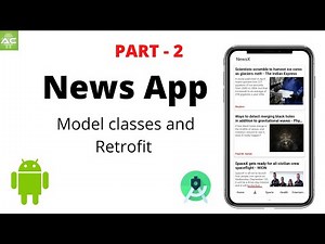 || News App using News API || Model class and Retrofit ||