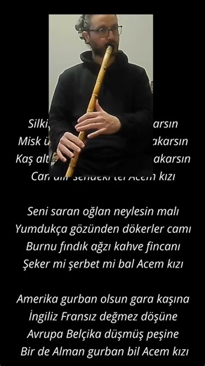 Acem kızı nasıl çalınır #ney