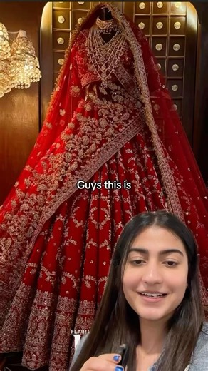 Red Bridal Lehengas ❤️ #shorts