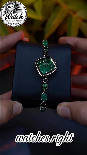 Luxury Green Bracelet Watch 💚 | Elegant Women’s Watch Review | Stylish Watch Accessories #stylewatch
