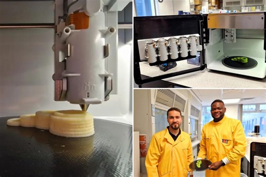 Scientists create first 3D-printed food for people with swallowing difficulties: ‘Palatable and rich in calories’