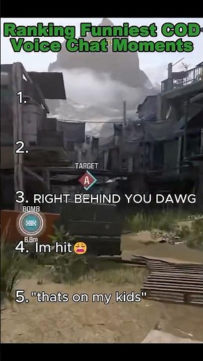 Ranking Funniest COD Voice Chat Moments #funny #funnyshorts #ytshorts