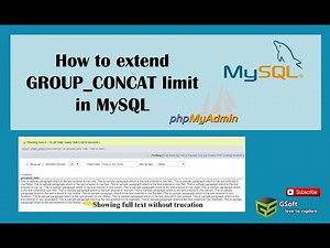 how to increase group concat limit in mysql | MySQL and GROUP_CONCAT() maximum length