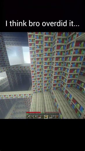 Bro went nuts 😭 #minecraft #minecraftshorts #minecraftmemes