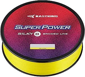 KastKing SuperPower Braided Fishing Line - Abrasion Resistant Braided Lines – Incredible Superline – Zero Stretch – Smaller Diameter – A Must-Have!