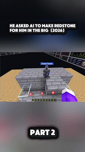 I Asked AI To Make Redstone For Me (2026) #deepseek #chatgpt #clude #minecraft #redstonebuilds