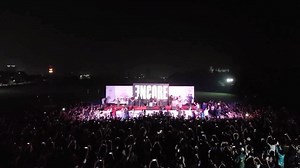 Amazing scenes through the drone from last night’s UIU gig. Massive crowd. Surreal experience. And the love.. is mutual🫶🏻🙌🏻 #sayencore | Encore