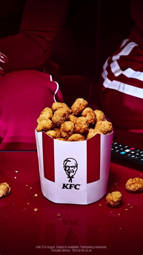 Indulge in KFC's 60 Piece Popcorn Bucket for £5.99