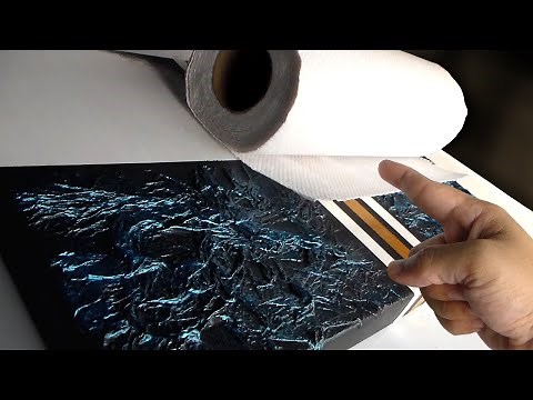 Create Abstract Art with Paper Towels