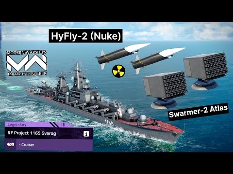 Modern warships rf project 1165 svarog with hyfly-2 nuke & swarmer-2 atlas 🔥