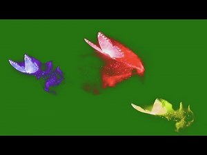 Free Stock Footage || Flying Butterflies Background || Green Screen Effect