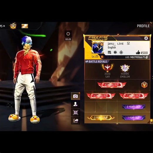 My NEW I'D .v batch account #uid #account #freefire #viral #crazyvideo #trending