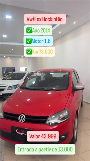 Nordeste Veículos on Instagram: "Fox RockinRio ✅Ano 2014 ✅Motor 1.6 ✅73.000 km ✅Rodas de liga leve ✅Som original de fábrica ✅Comandos de volante Mais informações 88 98198-1491"