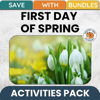 First Day of Spring Activities - Spring Break Equinox Worksheets Lessons Bundle