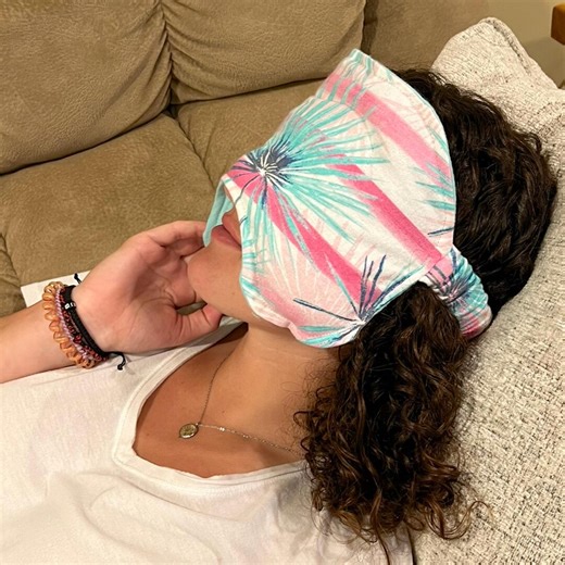 Organic Flaxseed Weighted Sleep Mask – Cotton Flannel, Handmade in USA - Etsy