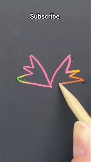 very easy drawing with fox 🦊 #art #drawing #shorts #vairal #trending #shortsfeed #diy #fox #easy