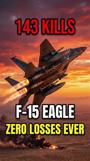 143 Kills ... Zero Losses ... EVER 🦅🔥 143 kills ... zero losses ... ever 🦅 The F-15 Eagle has never been shot down in air-to-air combat ... not once ... not ever ... Mach 2.5 ... twin engines ... built to hunt ... built to win 💪 Drop a 🦅 if you knew this #F15Eagle #MilitaryAviation #FighterJet #ZeroLosses #Aviation
