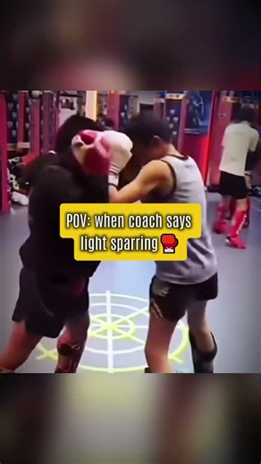 POV: light sparring turned into a war #boxing #mma
