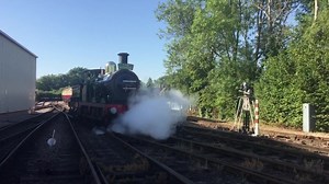 We’re back! No.65 is ready to haul our Members’ Special trains at 9am 🚂 You can watch what's happening at the railway in real time via our webcams: http://ow.ly/QjTp50ATcBW | Bluebell Railway