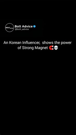 Bolt Advice - Moied Rai on Instagram: "Follow (US) everyday! @bolt_advice to learn something new 👇👇 A powerful electromagnet can create a non-uniform magnetic field, meaning the field strength changes from one point to another. In such a field, diamagnetic materials-which weakly repel magnetic fields-experience a force pushing them away from the strongest part of the field. The human body is mostly water, and water is diamagnetic. When the magnetic field is strong enough, it induces tiny oppos
