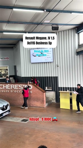 Renault Megane IV 1.5 Dci115 Business 5p 🚘 #encheresvo #renault #megane #auto #toulouse
