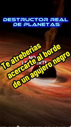 Te atreverías a acercarte al borde de un agujero negro? 🕳️✨ ​Allá afuera existen verdaderos monstruos invisibles que devoran la luz, deforman la realidad y rompen las reglas del tiempo tal como lo conocemos. 🌌🕰️ ​¿Tú qué crees que hay en el centro de uno? ¿El fin de todo o un portal a otro universo? 👇 Déjame tu teoría en los comentarios y guarda este video si te fascina el lado más oscuro del cosmos. 🚀 ​ ​#AgujeroNegro #MisteriosDelUniverso #DatosDelEspacio #Curiosidades #Espaguetizacion