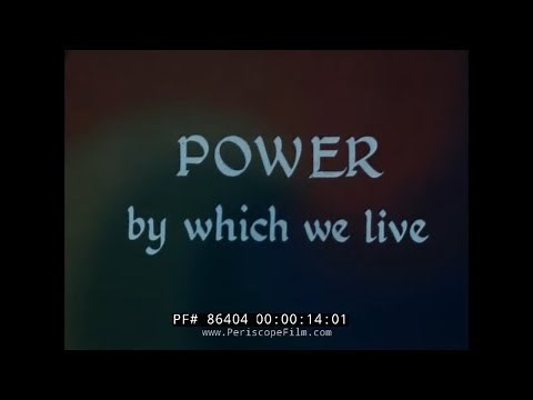 " THE POWER BY WHICH WE LIVE " 1950 GENERAL ELECTRIC POWER GENERATION FILM 86404