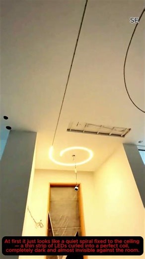 A Craftsman Designed This Perfect Spiral LED Ceiling Light