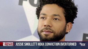 The Illinois Supreme Court has thrown out the conviction against actor Jussie Smollett. Smollett was convicted for falsely reporting a hate crime to Chicago police in 2019. NBC News' Laura Jarrett explains the stunning development. | NBC Nightly News with Tom Llamas