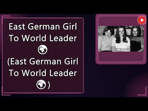 Angela Merkel: The Secret Past Behind the Iron Curtain 🇩🇪🧱