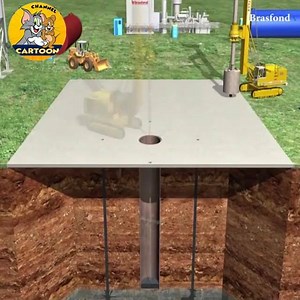 18K views · 26 reactions | Construction Of A Deep And Large Diameter Blind Shaft Credit: Brasfond Usacorp | QuTi Toon Hub | Facebook