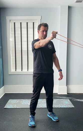 Band External Rotation to Press