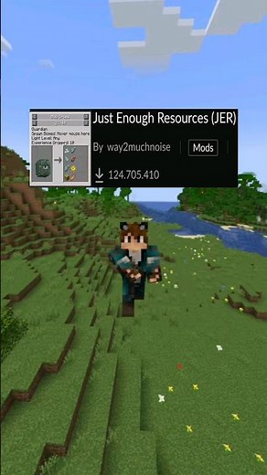 Mod Know How to Get Things from Minecraft Mods - Just Enough Resources (JER) #minecraft #shorts