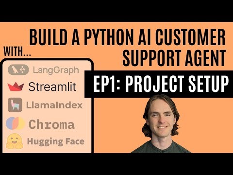 LangGraph Customer Support Agent Ep 1: Streamlit + Setup