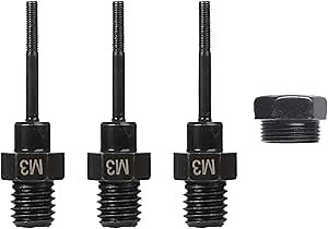 CORWIN CLM310/310B Rivet Nut Gun Mandrel and Nose Pieces Replacement Tip Accessaries M3 Metric Mandrels=3 Nose Piece =1