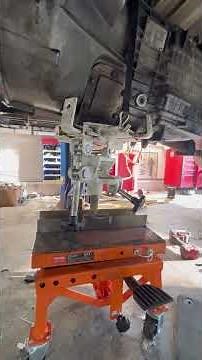 Mechanic’s: Custom Low Profile Transmission Jack Hoist w/ VEVOR Hydraulic Motorcycle Lift Table