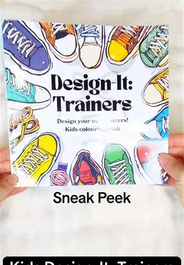 🚀 A sneak peek inside Design-It: Trainers! 👟✨ Watch these pages come to life as kids unleash their creativity one colour at a time. 🎨 Which trainer design would YOU colour first? #KidsColouringBook #CreativeKidsClub #DesignItTrainers #ColouringFun #ArtForKids