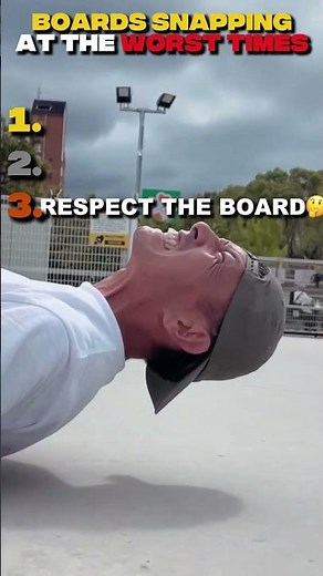 Boards Snapping At The WORST POSSIBLE Times #skateboarding #shorts