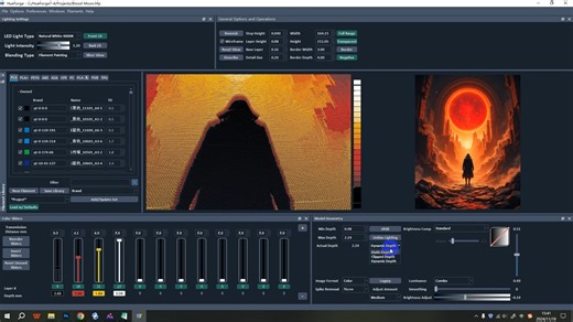 hueforge软件教程，第三课网格（2）网格构建的三种模式