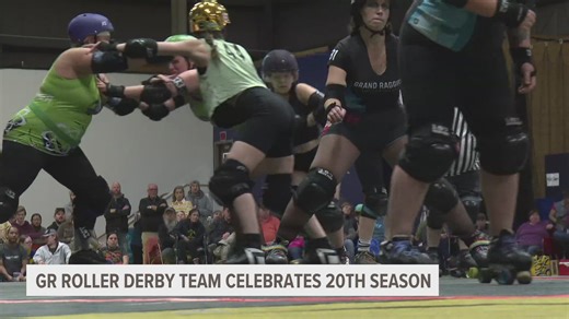 Grand Rapids roller derby team celebrates 20th season
