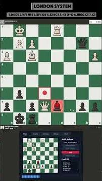 London System. Real human-like chess AI engine. Not a Stockfish!