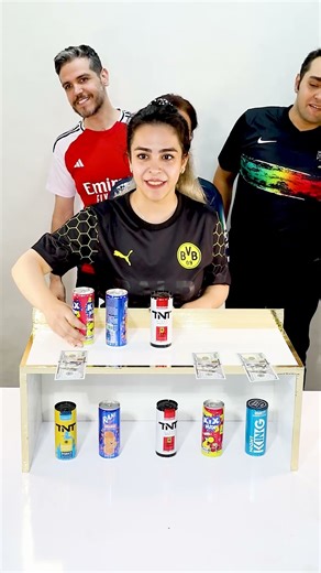 💵Stack the Cans Challenge! Win $100 or Lose Your Turn! #fyp #comedy